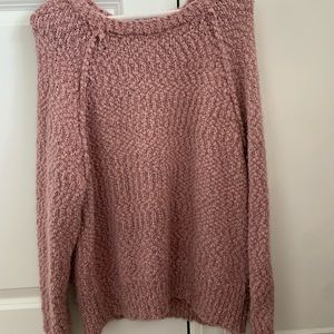 Adorable pink sweater! Size L